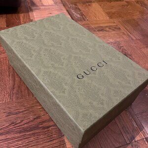 Green Gucci Logo Box 8" x 12.5" 4.5"